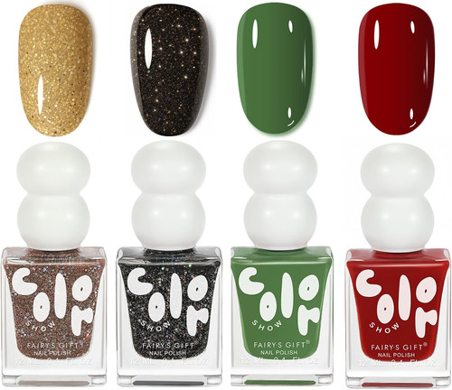 Christmas nail polish set - christmas,