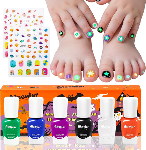 Kids nail polish - polish, glow