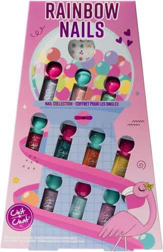 Rainbow nails gift set varnish - set,