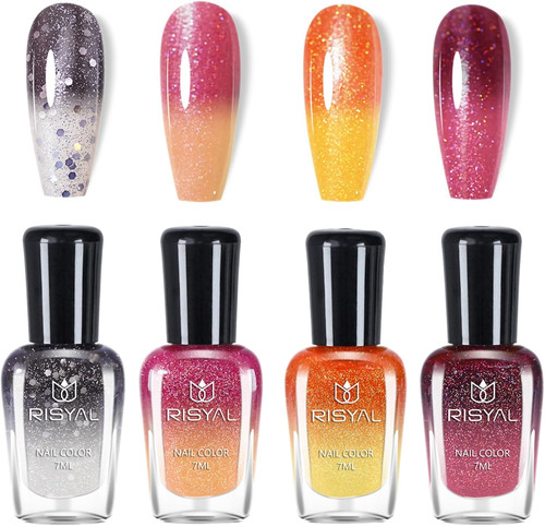 Glitter nail polish - nail,