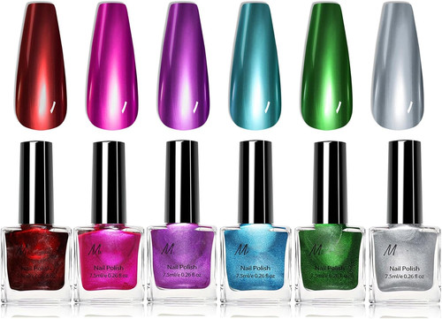 Colors metallic nail - 6, polish