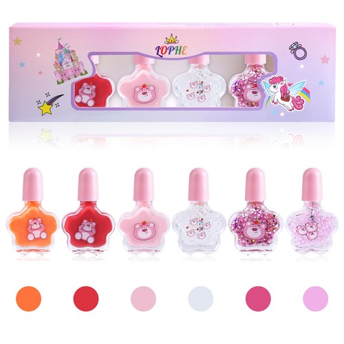 Lophe rainbow color kids nail - color,